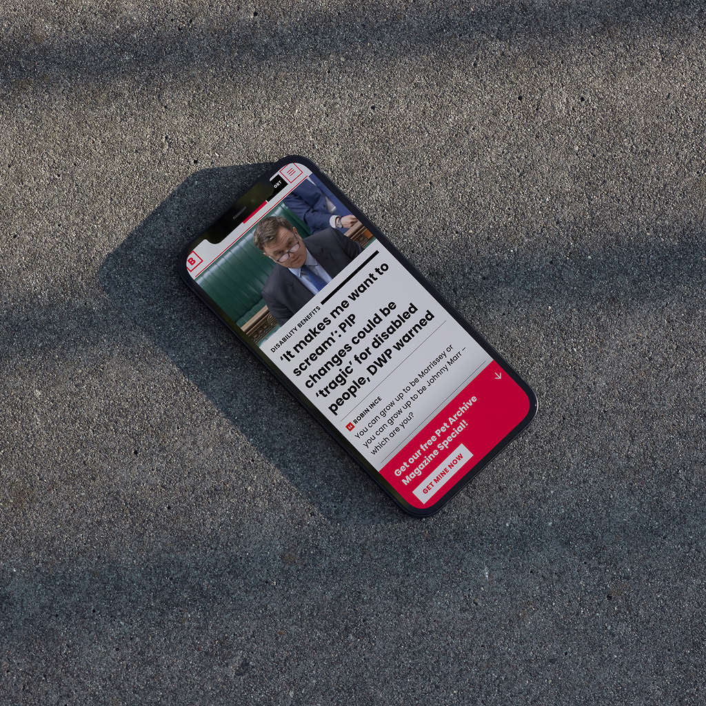 Big Issue website
